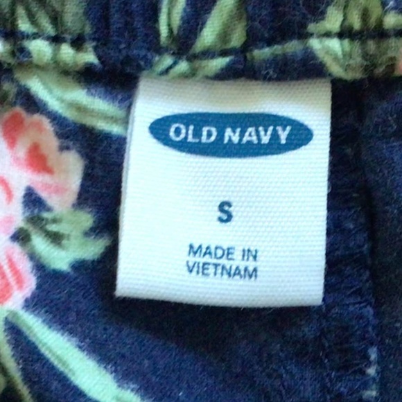 Old Navy Womens Blue Floral Pajama Shorts, S - Picture 2 of 2